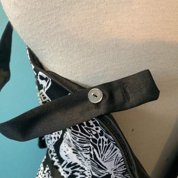 Black and white convertible butterfly sun dress - Picture 4 of 4